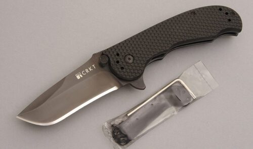 CRKT Knives M1-03K Lightfoot Tactical with Zytel handle material - Obverse Side - Item #KLC07622