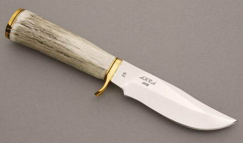 Todd Kopp Hunter with Stag handle material - Obverse Side - Item #KLC07647