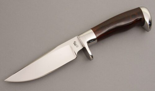Gary Mulkey Hunter with Cocobolo Wood Handle handle material - Obverse Side - Item #KLC07710