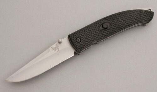 Benchmade Knives Model 10600 Fecas Design Snipe with Black Zytel handle material - Obverse Side - Item #KLC07910
