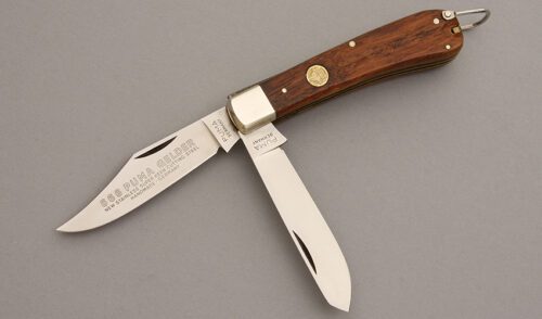 Puma Knives 666 Gelder with Jacaranda Wood Scales handle material - Obverse Side - Item #KLC07967
