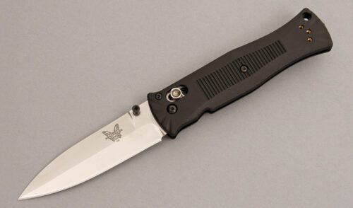 Benchmade Knives 530 Pardue Axis Lock with Grivory Scales handle material - Obverse Side - Item #KLC07977