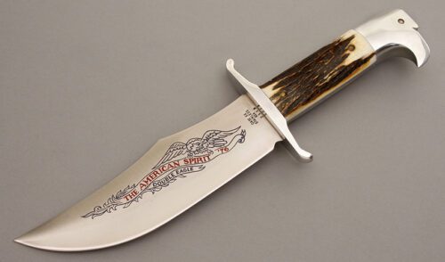Case Cutlery 523-7SS The American Spirit with Stag Scales handle material - Obverse Side - Item #KLC08014