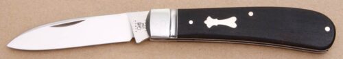 Case Cutlery Tony Bose Tribal Spear with Ebony Wood handle material - Obverse Side - Item #KLC08136