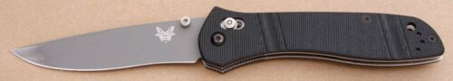 Benchmade Knives 710 Axis Lock with Textured G-10 handle material - Obverse Side - Item #KLC08140