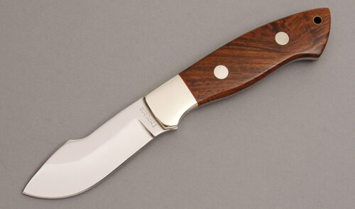 Aristocrat Knives Emperor Skinner with Cocobolo Wood handle material - Obverse Side - Item #KLC08180