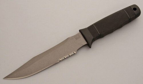 Sog Knives Seal with Kraton handle material - Obverse Side - Item #KLC08215