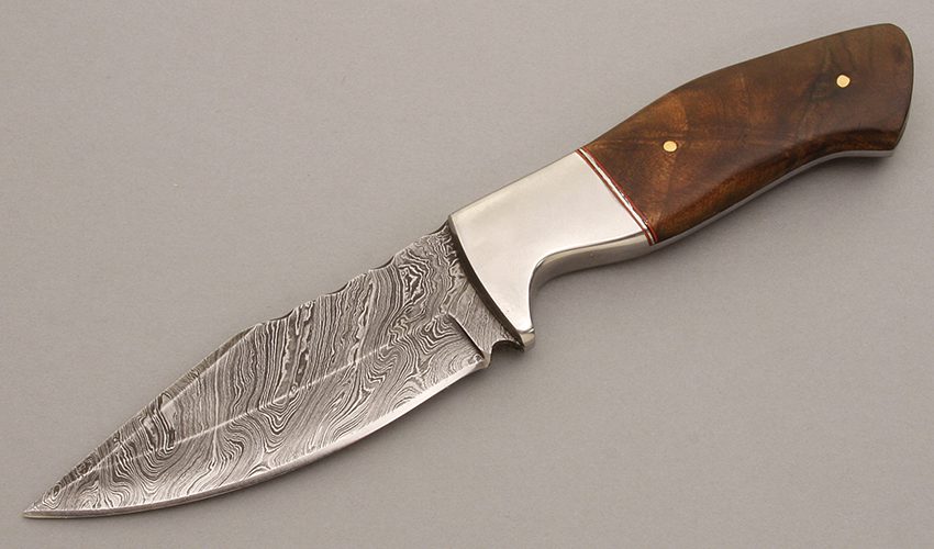 Unknown Maker Fighter with Walnut Handle Scales handle material - Obverse Side - Item #KLC08216