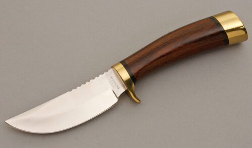 Browning Knives 35181 Skinner II with Wood Handle handle material - Obverse Side - Item #KLC08225
