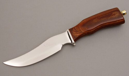 Colt Knives Sheffield England Skinner with Laminated Wood handle material - Obverse Side - Item #KLC08244
