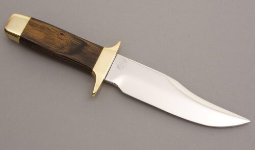 Smith & Wesson Small Bowie with Wessonwood Handle handle material - Obverse Side - Item #KLC08252
