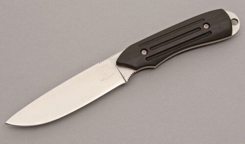 Camillus Cutlery Cuda Talon with Black G-10 handle material - Obverse Side - Item #KLC08254