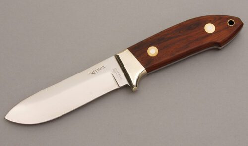 Khyber Knives 2720 Hunter with Cocobolo Wood Scales handle material - Obverse Side - Item #KLC08256