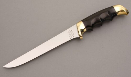 Kershaw Knives Model 1031 Camp & Stream with Black Phenolic handle material - Obverse Side - Item #KLC08260