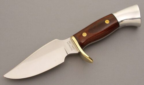 Western Knives Model 703 Hunter with Laminated Wood Scales handle material - Obverse Side - Item #KLC08270