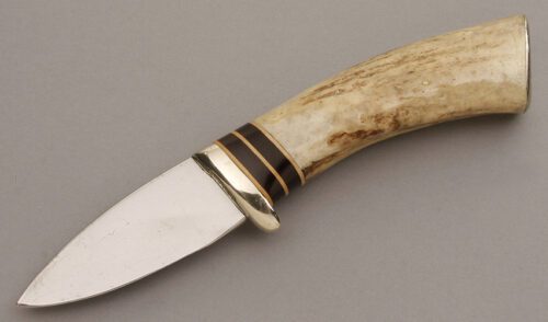 Jerry I. Lane Hunter with Stag Handle handle material - Obverse Side - Item #KLC08337