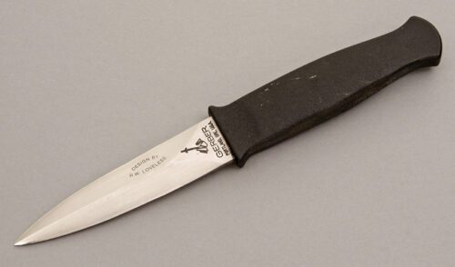 Gerber Knives Guardian with Textured Cast Aluminum handle material - Obverse Side - Item #KLC08355