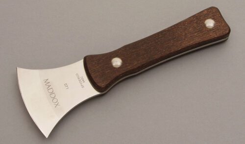 Spyderco Knives FB10 Maddox with Laminated Wood Scales handle material - Obverse Side - Item #KLC08362