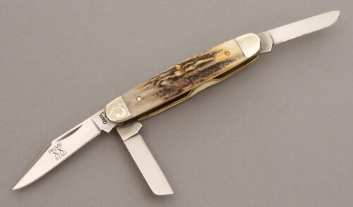 Case Cutlery 53090 Stockman with Stag Scales handle material - Obverse Side - Item #KLC08387