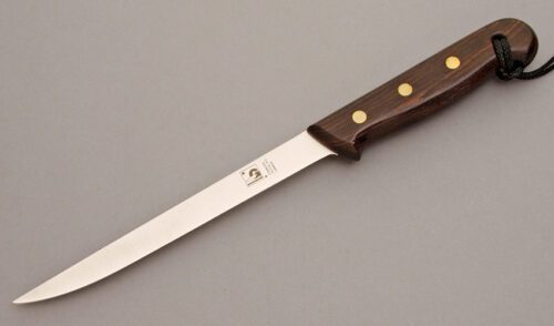 Grohmann Knives Fillet with Rosewood Handle handle material - Obverse Side - Item #KLC08421