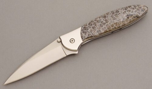Kershaw Knives 1660 Leek with Stainless Frame handle material - Obverse Side - Item #KLC08430