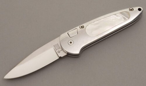 Boker Knives Top Lock II with Aircraft Alloy Frame handle material - Obverse Side - Item #KLC08431