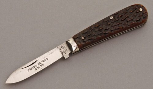 Joseph Rodgers & Sons Jack Knife with Jigged Bone Scales handle material - Obverse Side - Item #KLC08471