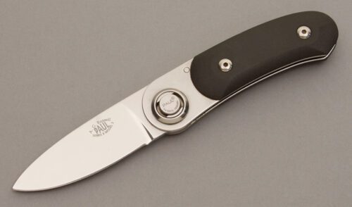 A.G. Russell Paul Axial Lock with Black Zytel handle material - Obverse Side - Item #KLC08481