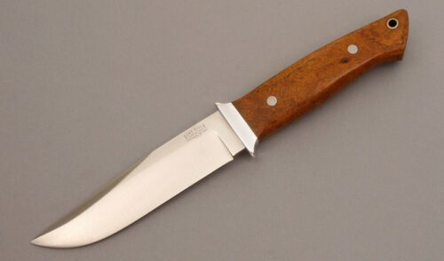 Bark River Knife & Tool Sandstorm with Mesquite Wood Handle handle material - Obverse Side - Item #KLC08509