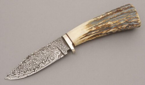 Unknown Maker Hunter with Stag handle material - Obverse Side - Item #KLC08561