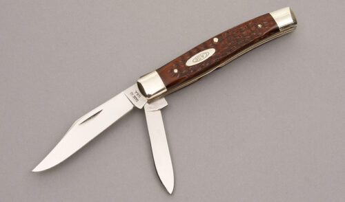 Case Cutlery 6292 Texas Jack with Jigged Bone Scales handle material - Obverse Side - Item #KLC08569