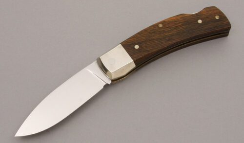 Smith & Wesson 109W Lockback with Wessonwood handle material - Obverse Side - Item #KLC08642