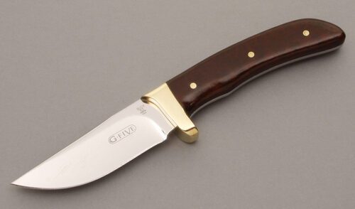 Buck Knives Generation Five Skinner with Snakewood Handle Scales handle material - Obverse Side - Item #KLC08652