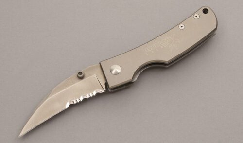 Kershaw Knives 1420ST Talon Linerlock with Titanium Handles handle material - Obverse Side - Item #KLC08703