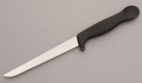 Gerber Knives Coho Fillet Knife with Armorhide handle material - Obverse Side - Item #KLC08732