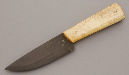 Larry Dula Hunter with Smooth Bone Handle Scales handle material - Obverse Side - Item #KLC08747