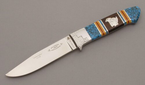 Lone Wolf/Yellowhorse Loveless Design Hunter with Turquoise