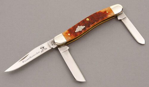 Case Cutlery 05257 Stockman with Chestnut Jigged Bone Scales handle material - Obverse Side - Item #KLC08797