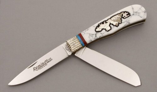 Remington/Yellowhorse Bullet Buffalo Hunter with White Turquoise