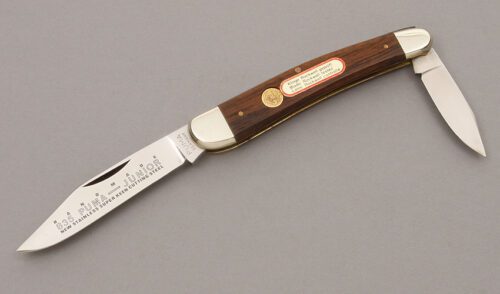 Puma Knives 835 Puma Junior Slip Joint with Jacaranda Wood Scales handle material - Obverse Side - Item #KLC08822