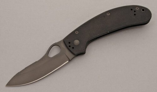 Blade-Tech Wegner Hunter Extreme with Black G-10 handle material - Obverse Side - Item #KLC08872