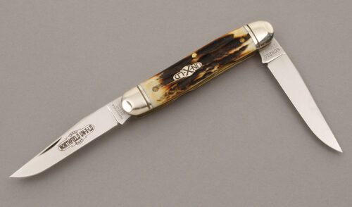 Great Eastern Cutlery 668210 Muskrat with Burnt Stag handle material - Obverse Side - Item #KLC08876