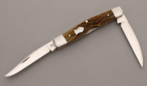 Case Cutlery Tony Bose Muskrat with Antique Bone handle material - Obverse Side - Item #KLC08904