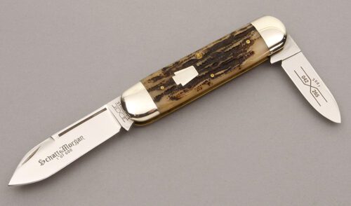 Schatt & Morgan 042265 Baby Sunfish with Jigged Bone Handle Scales handle material - Obverse Side - Item #KLC08929