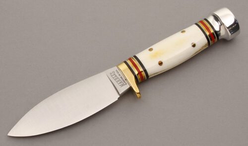 Marble's Knives Woods & Water with Smooth Bone Handle handle material - Obverse Side - Item #KLC08953