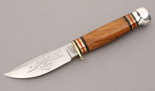 Marble's Knives Fieldcraft with Maple Wood handle material - Obverse Side - Item #KLC09035