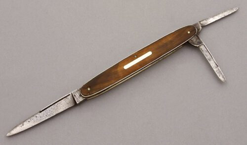 James Boden Cutlery Whittler with Nickel Silver Frame handle material - Obverse Side - Item #KLC09059