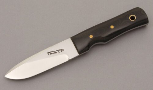 Randall Knives Model 10-3 Salt Fisherman with Black Linen Micarta handle material - Obverse Side - Item #KLC09117