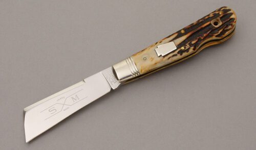 Schatt & Morgan 03161C Cotton Sampler with Stag Handle Scales handle material - Obverse Side - Item #KLC09124