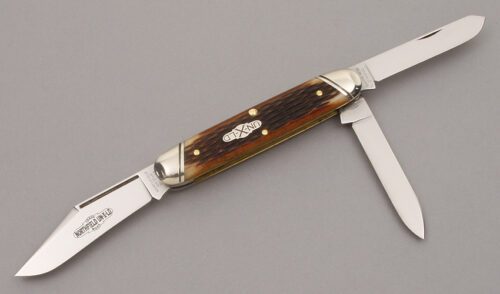Great Eastern Cutlery 541308 Whittler with Antique Amber Jigged Bone handle material - Obverse Side - Item #KLC09143